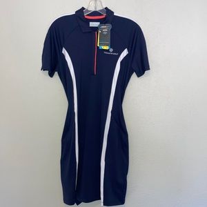 Callaway Women’s Size Med Navy/White Opti Dri Truesculpt Vidanta Dress! NWT!